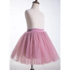 Retro Vintage 1950s Petticoat Hoop Skirt Tutu Under Skirt A-Line Fancy Dress Girls' Masquerade Party Evening Wear Cocktail Party Tea Party Kid's Skirt