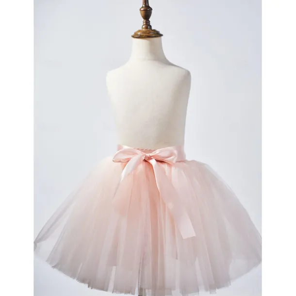 Retro Vintage 1950s Petticoat Hoop Skirt Tutu Under Skirt A-Line Fancy Dress Girls' Masquerade Party Evening Wear Cocktail Party Tea Party Kid's Skirt