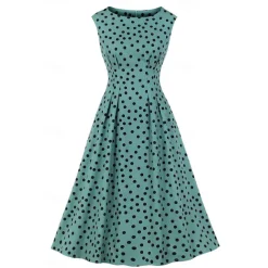 Retro Vintage 1950s Rockabilly Dress Swing Dress Polka Dot Fancy Dress Women's Carnival Masquerade Daily Wear Bachelorette Party Adults' Dress Homecoming Dresses