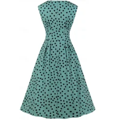 Retro Vintage 1950s Rockabilly Dress Swing Dress Polka Dot Fancy Dress Women's Carnival Masquerade Daily Wear Bachelorette Party Adults' Dress Homecoming Dresses