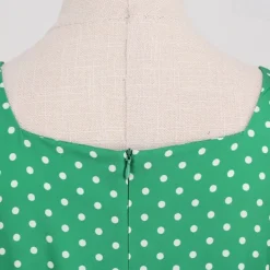 Retro Vintage 1950s Rockabilly Dress Swing Dress Polka Dot Fancy Dress Women's Carnival Masquerade Daily Wear Bachelorette Party Adults' Dress Homecoming Dresses