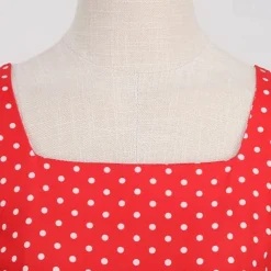 Retro Vintage 1950s Rockabilly Dress Swing Dress Polka Dot Fancy Dress Women's Carnival Masquerade Daily Wear Bachelorette Party Adults' Dress Homecoming Dresses