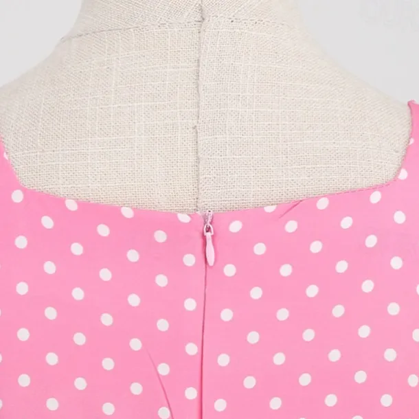 Retro Vintage 1950s Rockabilly Dress Swing Dress Polka Dot Fancy Dress Women's Carnival Masquerade Daily Wear Bachelorette Party Adults' Dress Homecoming Dresses
