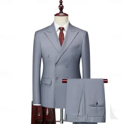 Retro Vintage 1920s Suits & Blazers Gentleman Fancy Dress Men's Masquerade Party / Evening Bachelorette Party Adults' Coat Pants