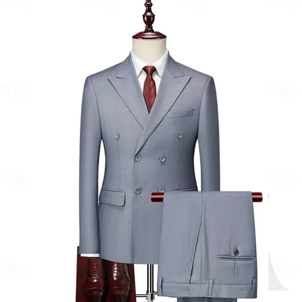 Retro Vintage 1920s Suits & Blazers Gentleman Fancy Dress Men's Masquerade Party / Evening Bachelorette Party Adults' Coat Pants