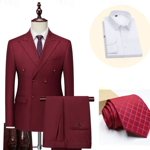 Retro Vintage 1920s Suits & Blazers Gentleman Fancy Dress Men's Masquerade Party / Evening Bachelorette Party Adults' Coat Pants