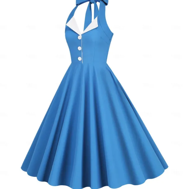 Retro Vintage 1950s Vacation Dress Dress Flare Dress Fancy Dress Women's Carnival Masquerade Daily Wear Date Bachelorette Party Adults' Dress Homecoming Dresses