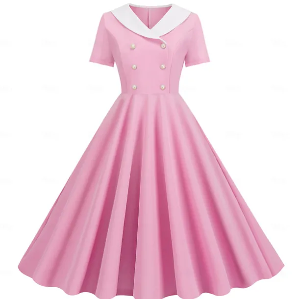 Retro Vintage 1950s Vintage Dress Swing Dress Flare Dress Fancy Dress Women's Carnival Masquerade Casual Daily Bachelorette Party Adults' Dress Homecoming Dresses