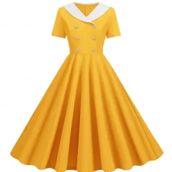 Retro Vintage 1950s Vintage Dress Swing Dress Flare Dress Fancy Dress Women's Carnival Masquerade Casual Daily Bachelorette Party Adults' Dress Homecoming Dresses