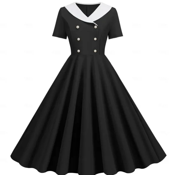 Retro Vintage 1950s Vintage Dress Swing Dress Flare Dress Fancy Dress Women's Carnival Masquerade Casual Daily Bachelorette Party Adults' Dress Homecoming Dresses