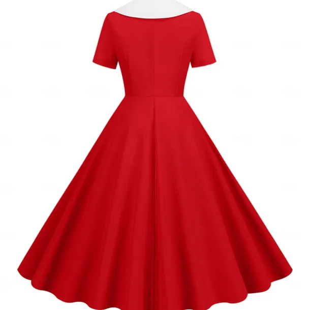 Retro Vintage 1950s Vintage Dress Swing Dress Flare Dress Fancy Dress Women's Carnival Masquerade Casual Daily Bachelorette Party Adults' Dress Homecoming Dresses