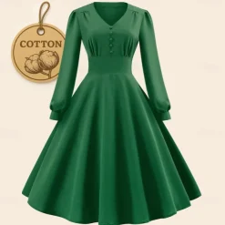 Retro Vintage 1950s Vintage Dress Cocktail Dress Swing Dress Flare Dress Fancy Dress Women's Masquerade Party / Evening Bachelorette Party Adults' Dress Homecoming Dresses