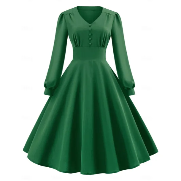 Retro Vintage 1950s Vintage Dress Cocktail Dress Swing Dress Flare Dress Fancy Dress Women's Masquerade Party / Evening Bachelorette Party Adults' Dress Homecoming Dresses