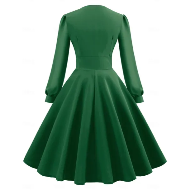 Retro Vintage 1950s Vintage Dress Cocktail Dress Swing Dress Flare Dress Fancy Dress Women's Masquerade Party / Evening Bachelorette Party Adults' Dress Homecoming Dresses