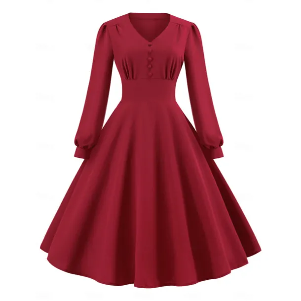 Retro Vintage 1950s Vintage Dress Cocktail Dress Swing Dress Flare Dress Fancy Dress Women's Masquerade Party / Evening Bachelorette Party Adults' Dress Homecoming Dresses