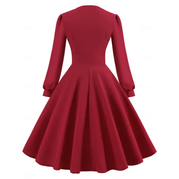 Retro Vintage 1950s Vintage Dress Cocktail Dress Swing Dress Flare Dress Fancy Dress Women's Masquerade Party / Evening Bachelorette Party Adults' Dress Homecoming Dresses