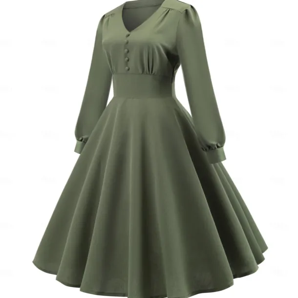 Retro Vintage 1950s Vintage Dress Cocktail Dress Swing Dress Flare Dress Fancy Dress Women's Masquerade Party / Evening Bachelorette Party Adults' Dress Homecoming Dresses