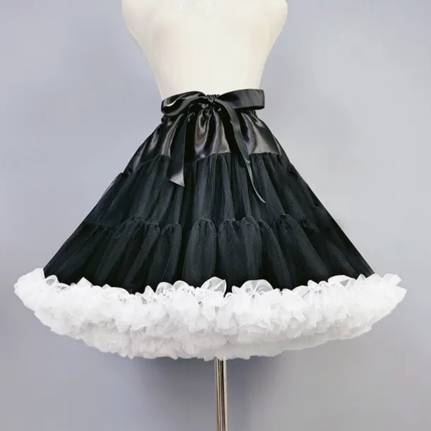 Retro Vintage Sweet Lolita 1950s Short / Mini Petticoat Hoop Skirt Tutu Under Skirt Princess Fancy Dress Women's Carnival Masquerade Performance Party Tea Party Adults' Skirts