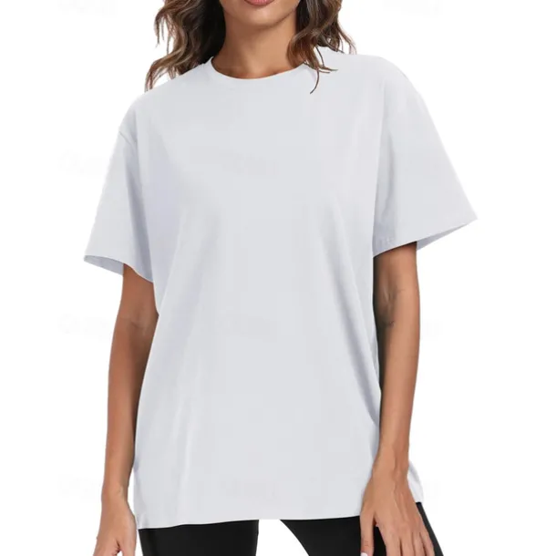 Retro Vintage T-shirt Basic Tee 80s For Women's Adults' Hot Stamping Party Casual Daily Cotton Blend