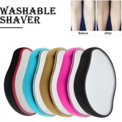 Reusable Crystal Hair Eraser Physical Hair Removal Painless Safe Epilator Reusable Body Beauty Depilation Tool Glass Hair Removal