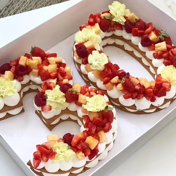 Reusable Molds For Cakes Number Design PET Baking Cake Decorating Tool Wedding Birthday Baking Pastry Confectionery Accessories