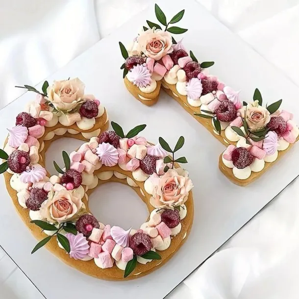 Reusable Molds For Cakes Number Design PET Baking Cake Decorating Tool Wedding Birthday Baking Pastry Confectionery Accessories