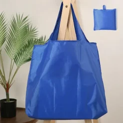 Reusable Nylon Tote Bag – Lightweight Foldable Shopping Bag with Large Capacity for Women, Men, Grocery, Travel & Daily Use