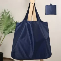 Reusable Nylon Tote Bag – Lightweight Foldable Shopping Bag with Large Capacity for Women, Men, Grocery, Travel & Daily Use