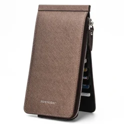 RFID Blocking Bifold Multi Card Case Wallet with Zipper Pocket Men/women Card Holder Wallet
