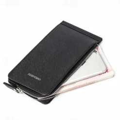 RFID Blocking Bifold Multi Card Case Wallet with Zipper Pocket Men/women Card Holder Wallet