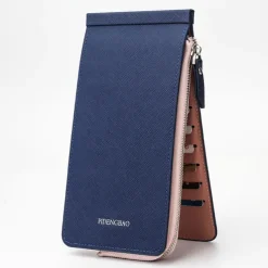 RFID Blocking Bifold Multi Card Case Wallet with Zipper Pocket Men/women Card Holder Wallet