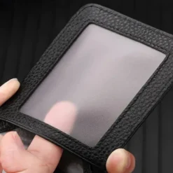 Rfid Credit Card Holder 16 Card Slots Wallet Genuine Leather Driver License ID Card Holder Walet Credit Card Case with Magnetic Shut Single Compartment for Women Men