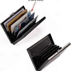 RFID Credit Card Holder Stainless Steel Credit Card Wallet Business Card Holder for Women Men
