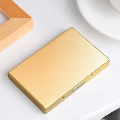 RFID Credit Card Holder Stainless Steel Credit Card Wallet Business Card Holder for Women Men