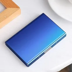 RFID Credit Card Holder Stainless Steel Credit Card Wallet Business Card Holder for Women Men