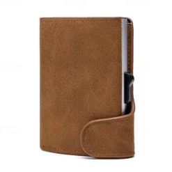 RFID Pop Up Credit Card Holder Wallet Men Business Card Case Slim Minimalist Trifold Credit Card Wallet for Women Card Holder Up