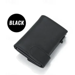 RFID Pop Up Credit Card Holder Wallet Men Business Card Case Slim Minimalist Trifold Credit Card Wallet for Women Card Holder Up