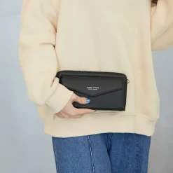 RFID Women Touch Screen Phone Bag Multifunction Purse Card Holder Phone Pocket Small Crossbody for Ladies