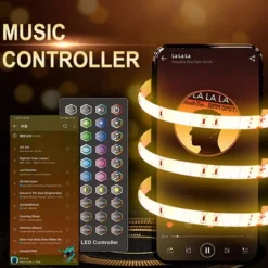 RGB Waterproof LED Flexible Neon Rope Strip Light app Music Sync Work with Alexa Google Assistant for party Décor 3~10m 9.8~32.8ft DC12V