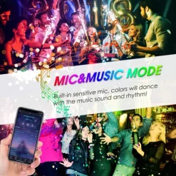 RGB Waterproof LED Flexible Neon Rope Strip Light app Music Sync Work with Alexa Google Assistant for party Décor 3~10m 9.8~32.8ft DC12V