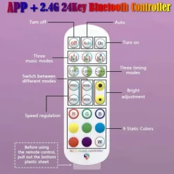 RGBIC LED Neon Rope Light,1.6-16FT USB 5V Color Changing Strip Light with APP & Music Control, IP65 Waterproof for Bedroom & Party Decor 1PC