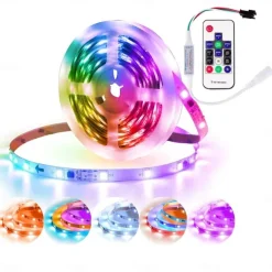 RGBIC Strip Light 5M 10M LED Light Strip 150-300 LEDs 16 Million Dream Color Changing Home Outdoor Decoration Waterproof Christmas