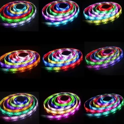 RGBIC Strip Light 5M 10M LED Light Strip 150-300 LEDs 16 Million Dream Color Changing Home Outdoor Decoration Waterproof Christmas