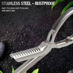 Rib Membrane Remover Stainless Steel Tool Kit - The Ultimate Rib Prep Tool for BBQ Enthusiasts - Ergonomic Design for Easy Membrane Removal - Dishwasher Safe BBQ Accessories