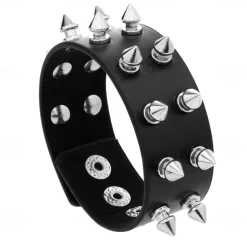 Ring Bracelet / Slave bracelet PU Leather Bracelet Finger Ring Retro Vintage Punk & Gothic Alloy For Cosplay Halloween Carnival Women's Costume Jewelry Fashion Jewelry