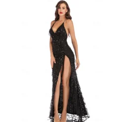Roaring 20s 1920s Cocktail Dress Flapper Dress Dress Prom Dress Normal The Great Gatsby Charleston Wedding Guest Sequins Fancy Dress Women's Wedding Wedding Guest Event / Party Adults' Dress