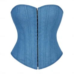 Rococo Overbust Corset Masquerade Overbust Corset Cosplay Tummy Control Push Up Jacquard Jacquard Fancy Dress Women's Royal Masquerade Party Carnival of Venice Adults' Corset