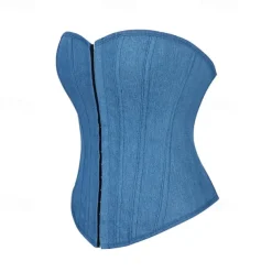 Rococo Overbust Corset Masquerade Overbust Corset Cosplay Tummy Control Push Up Jacquard Jacquard Fancy Dress Women's Royal Masquerade Party Carnival of Venice Adults' Corset