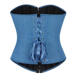 Rococo Overbust Corset Masquerade Overbust Corset Cosplay Tummy Control Push Up Jacquard Jacquard Fancy Dress Women's Royal Masquerade Party Carnival of Venice Adults' Corset