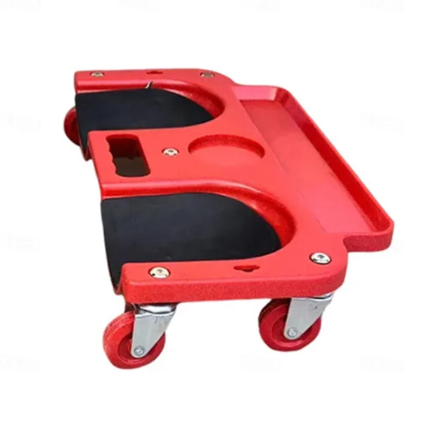 Rolling Knee Pads Creeper with Wheels, Rolling Knee Dolly with Foam Cushioned Knee Cups for Auto Repair Flooring Garage Use